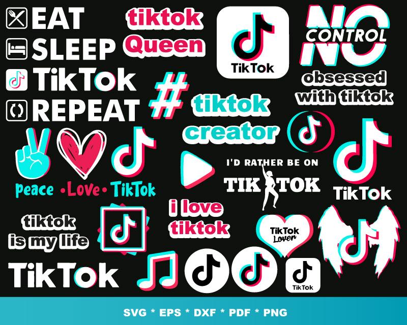 Download 1000 Tik Tok Svg Mega Bundle Bestzeta