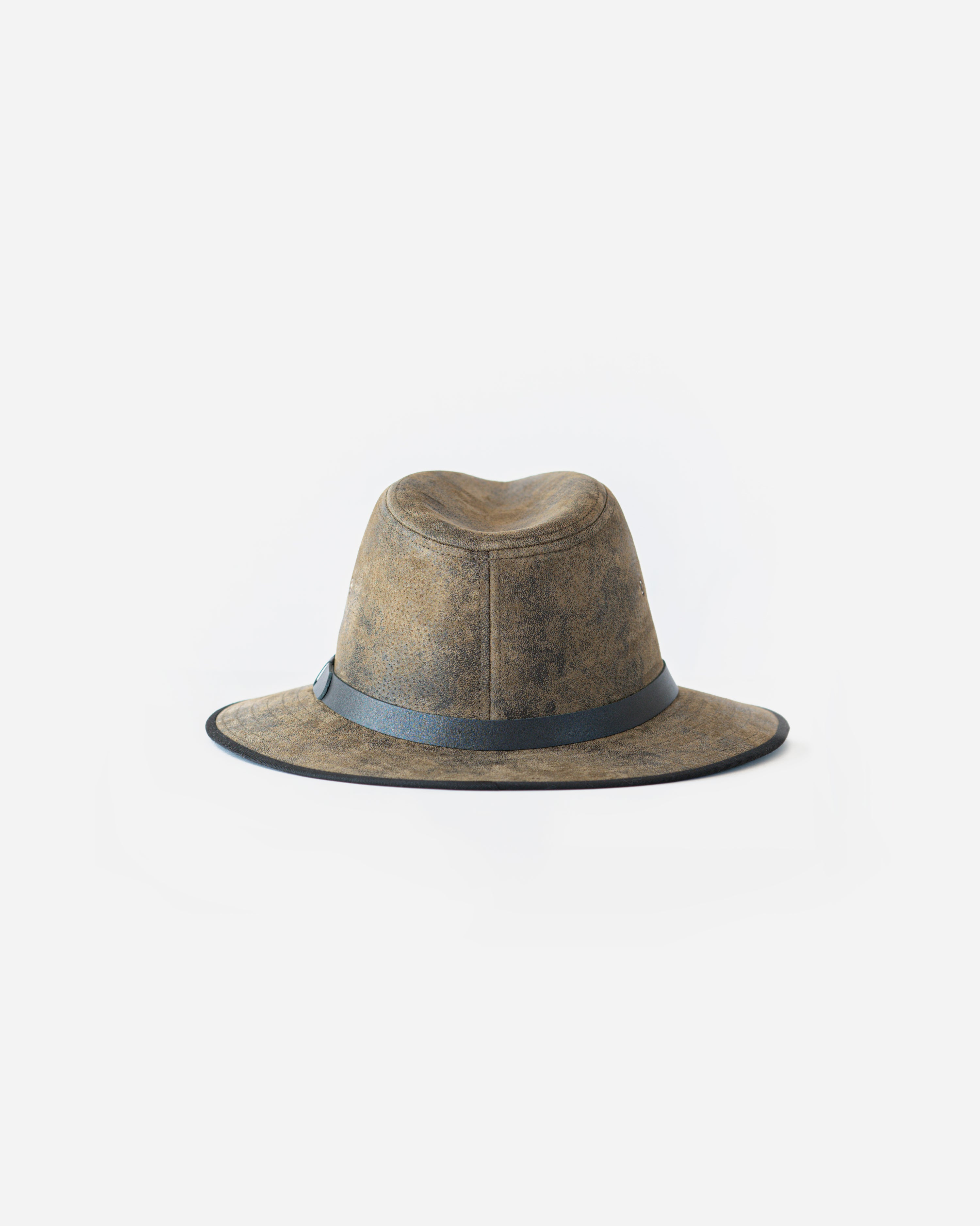 Distressed Leather Safari Hat – Brims & Things