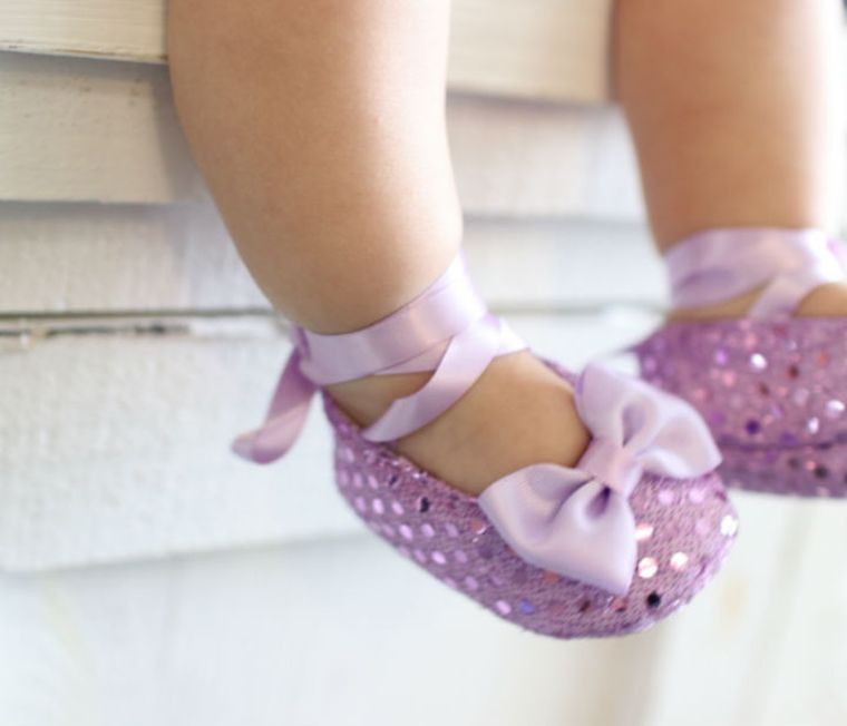 light purple booties