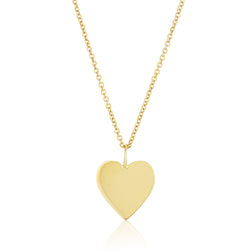 SARAH CHLOE LILY SOLID HEART PENDANT