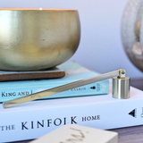 Brushed Gold Metal Candle Snuffer