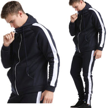 Load image into Gallery viewer, Men 2Pcs Tracksuit jogging Sportswear Hoodies Sweatshirt Pants Suit