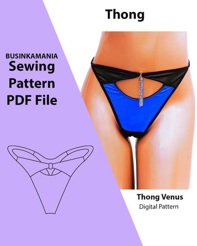 Thong Caramelle Sewing Pattern – BusinkaMania