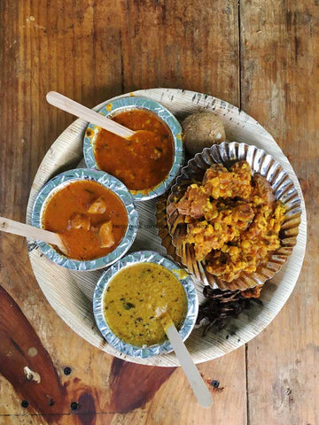 Rajasthani Cuisine Platter at dastkar Bangalore 2021. Studio Diaries Blog by 17th Art street by Aalie Tandon Studio