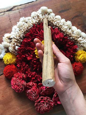 Sola Wood raw material for Sola Flower Craft - handcrafted Sola Flower Garlands at dastkar Bangalore 2021, Studio Diaries Blog at 17th Art Street by Aalie Tandon