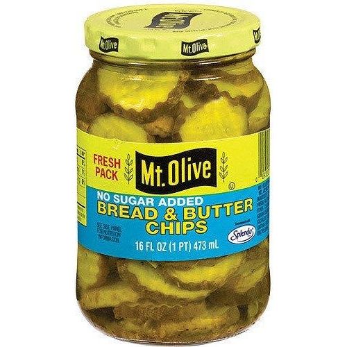 Mt Olive Sugar Free Bread Butter Chips 16 Fl Oz Low Carb Canada