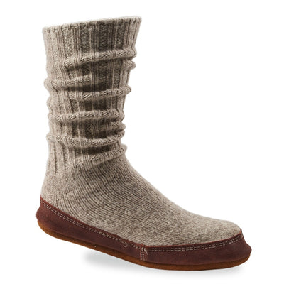 acorn wool lounging slippers