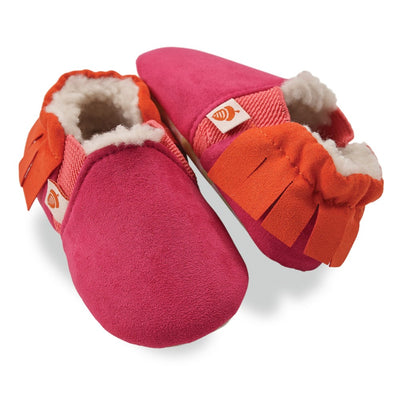 acorn baby slippers