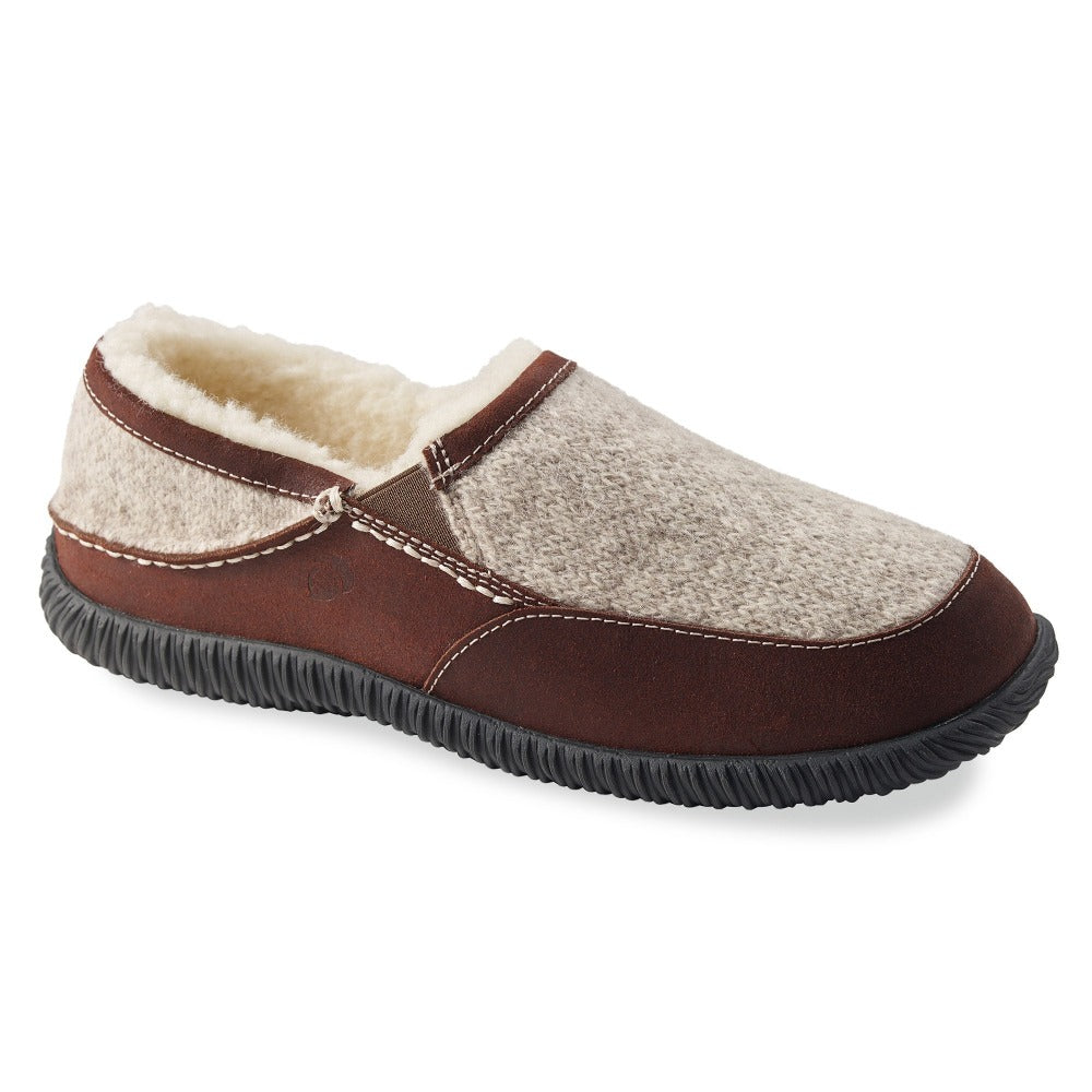 mens moccasin mule slippers