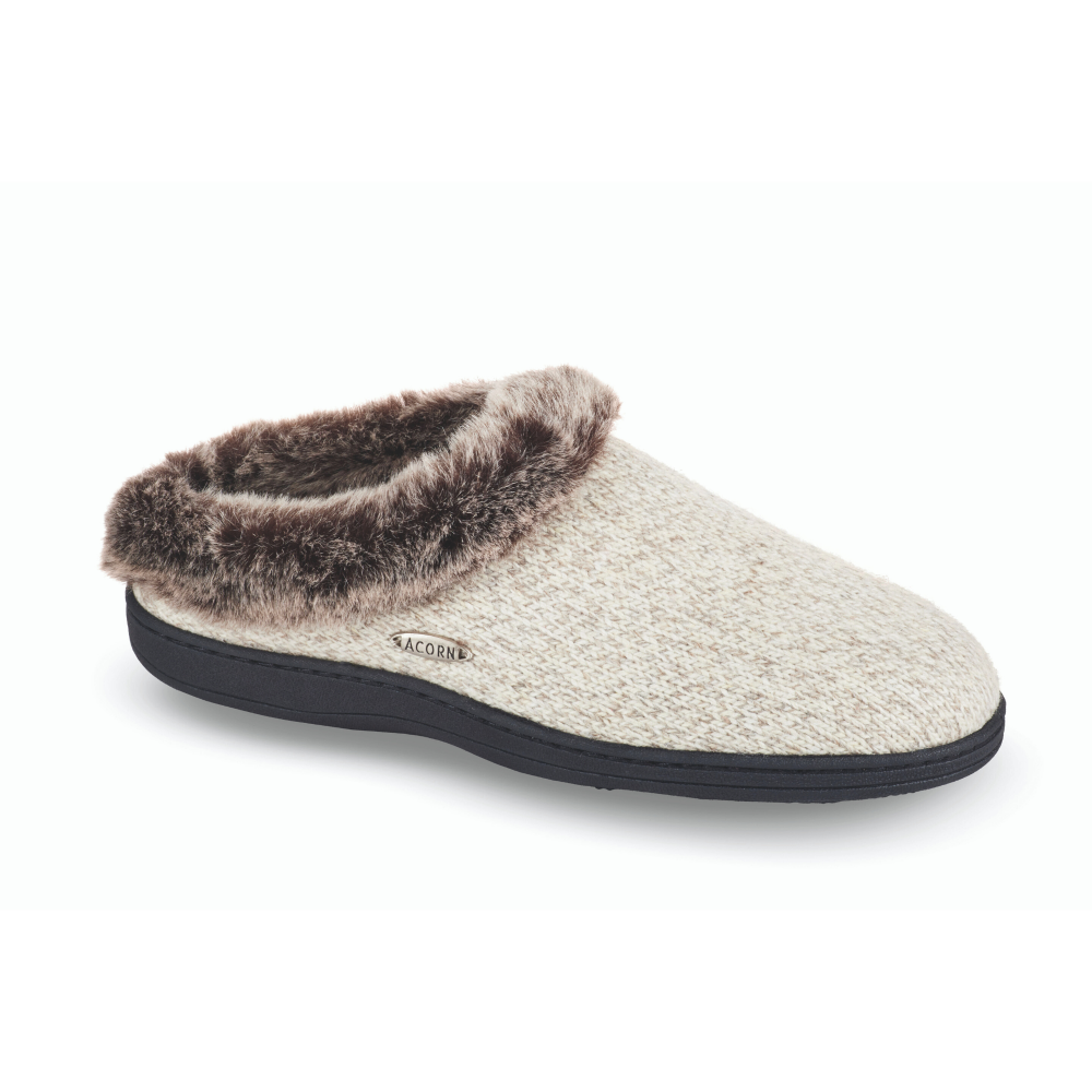 Acorn Women's Chinchilla Ragg Clog Slippers