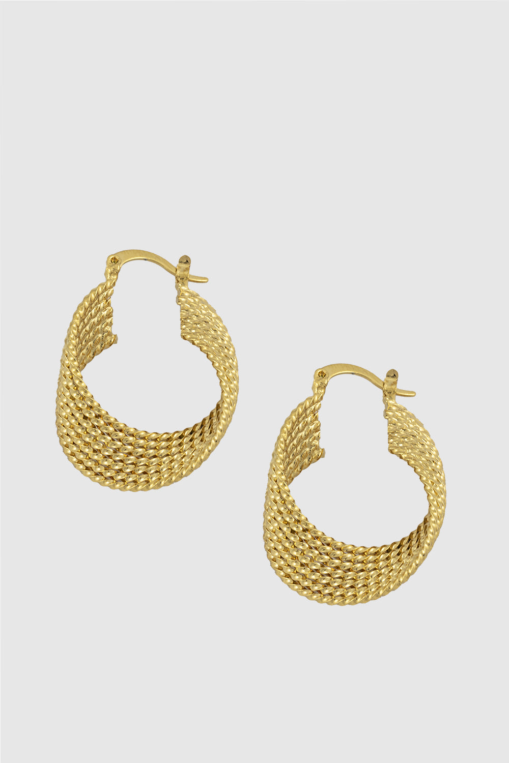Oyster Gold Earrings