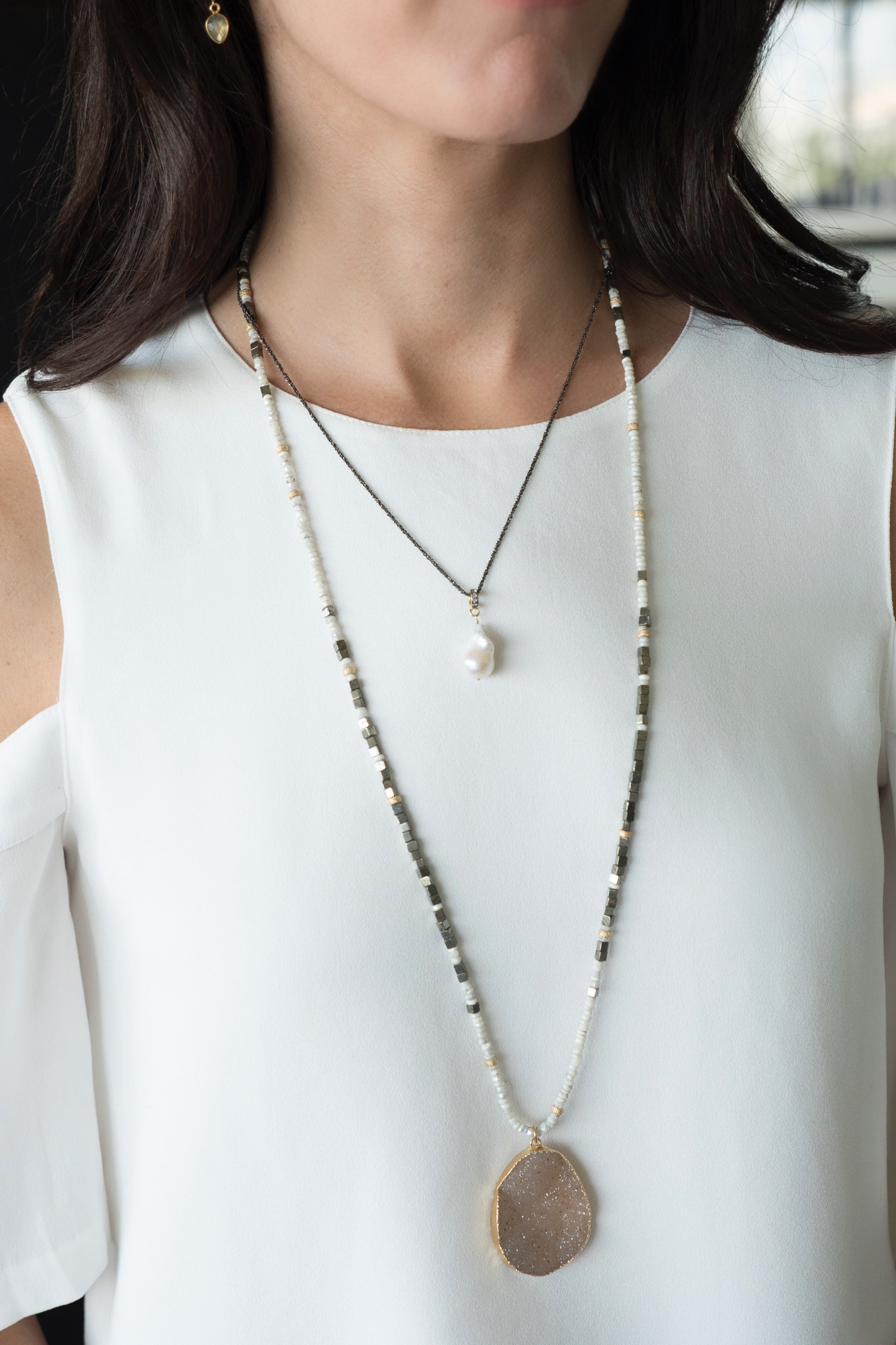 Petite Baroque Pearl Necklace