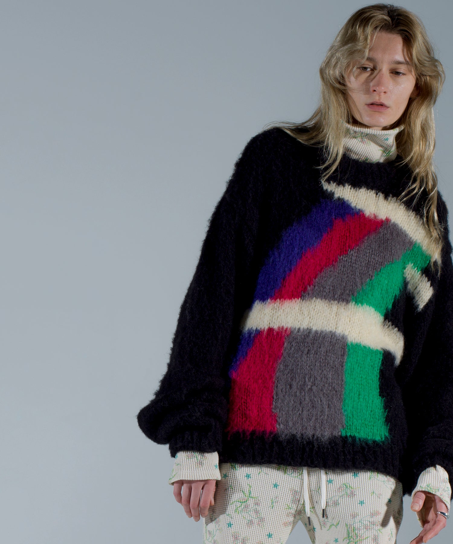 本物の 【新品タグ付き】Jieda MOHAIR RAINBOW KNIT 22aw ニット