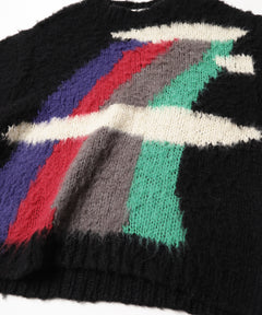 新品タグ付き】Jieda MOHAIR RAINBOW KNIT 22aw 人気のファッション