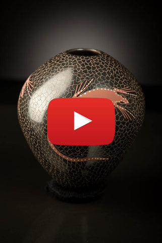 Mata Ortiz Pot With Lizard 360 Video