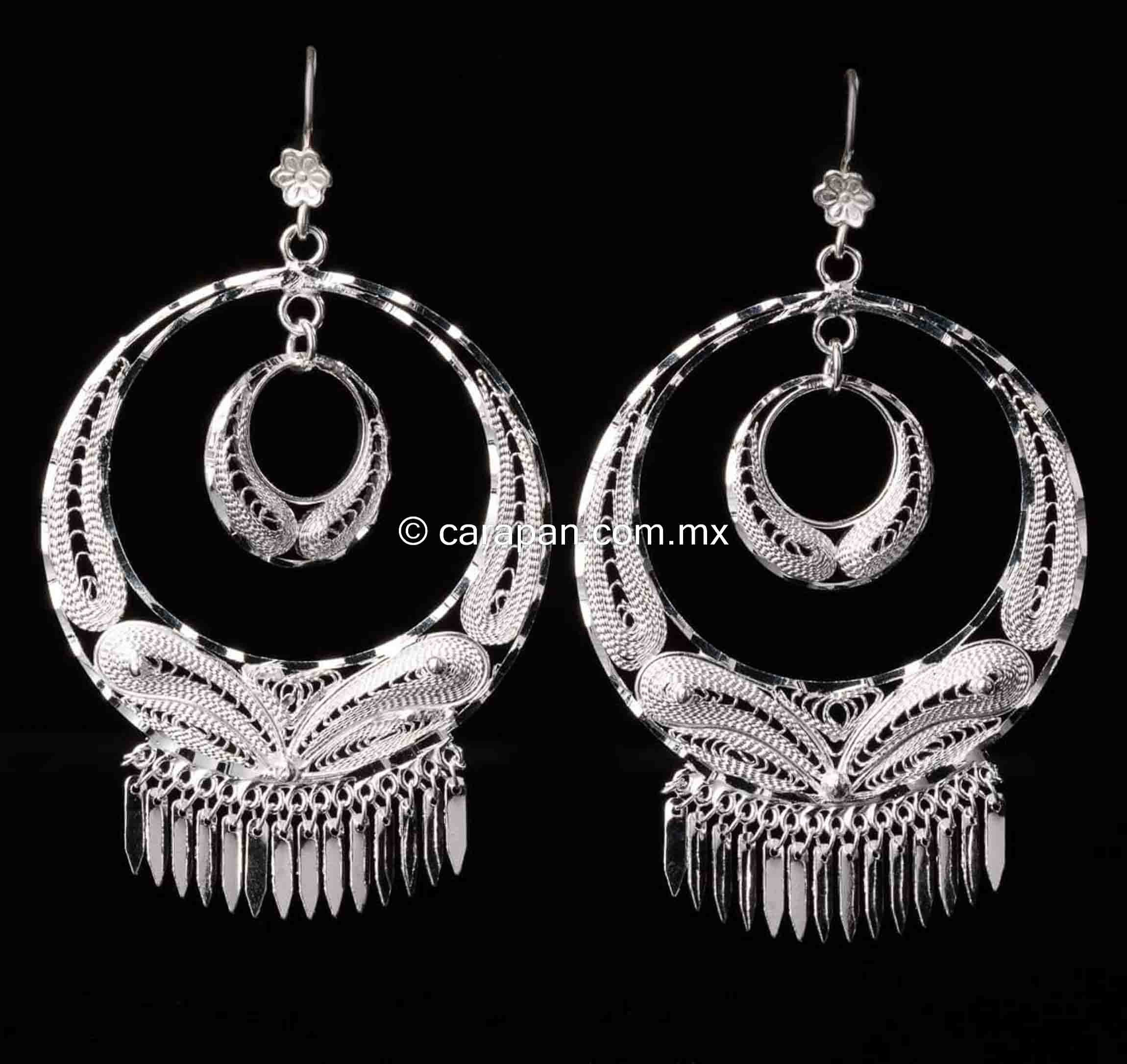 Jewelry - Mexican Silver Filigree Earrings with Fresh Water Pearls – COSAS  Mexican Art