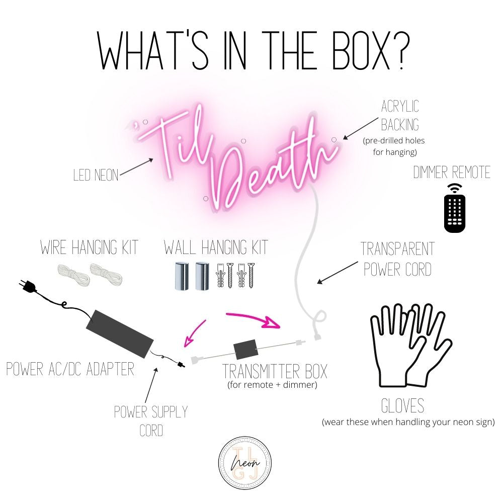 What's in your Neon Sign box