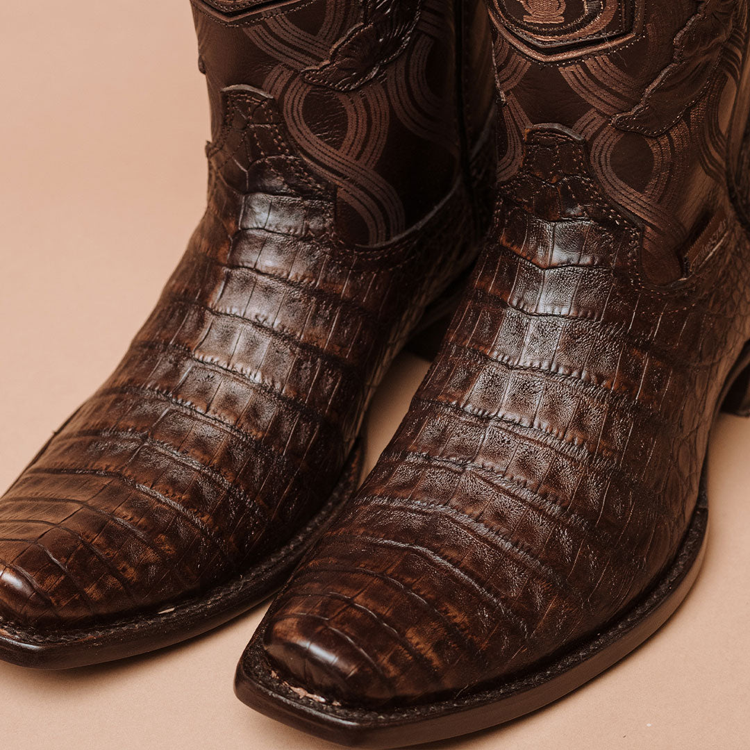 Bota Exotica Tejano Style Coco Caf‚ Hombre 017 - Very Vaquero