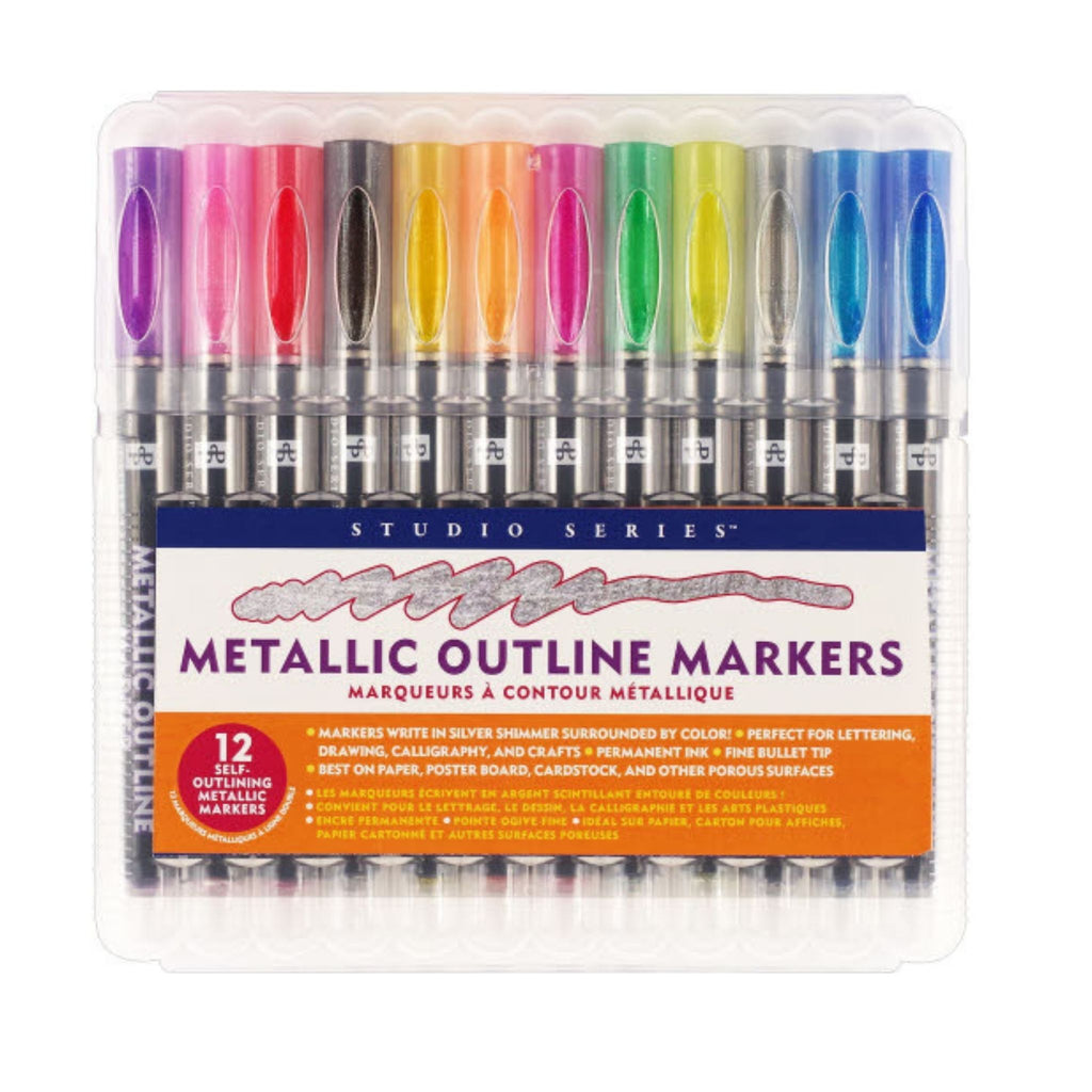 Studio Series Dual-Tip Artist's Markers - Set of 24 by Peter Pauper