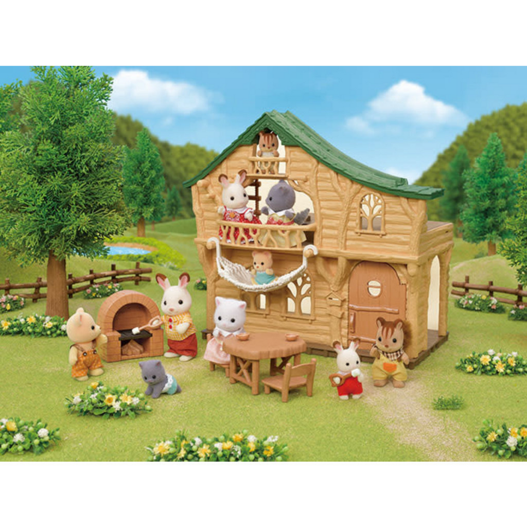 Calico Critters Red Roof Cozy Cottage Hopscotch Rabbit Sister –  geekedouttoys