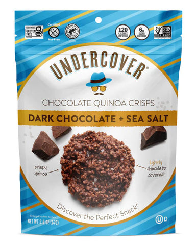 Undercover - Dark Chocolate And Sea Salt Crispy Quinoa (57g)