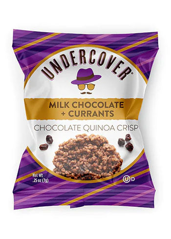 Undercover - Milk Chocolate And Currents Crispy Quinoa (7g)