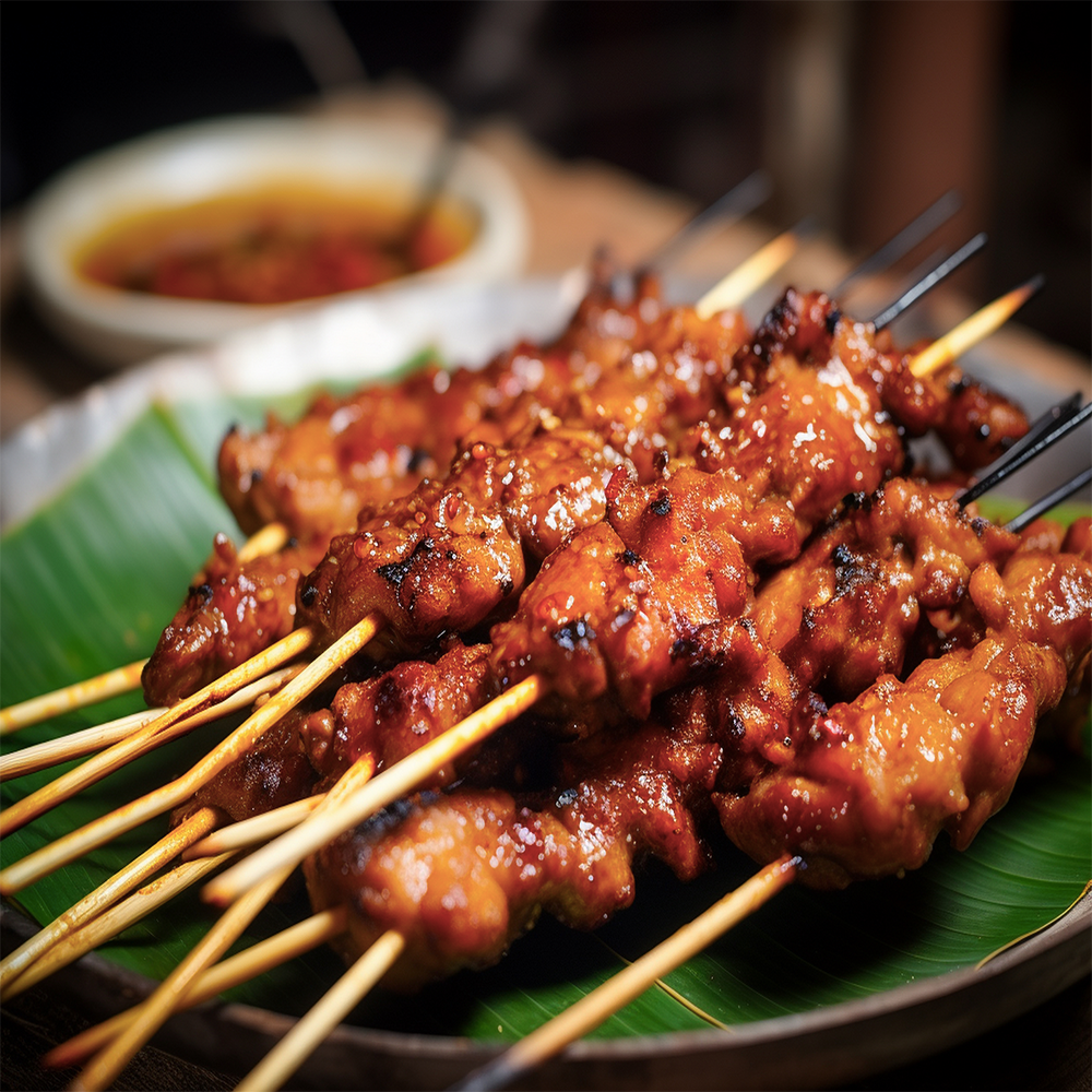 Tasty Snack - Celebrate Hari Raya At The Office - Live Station Ideas For Pantry - Satay Live Station