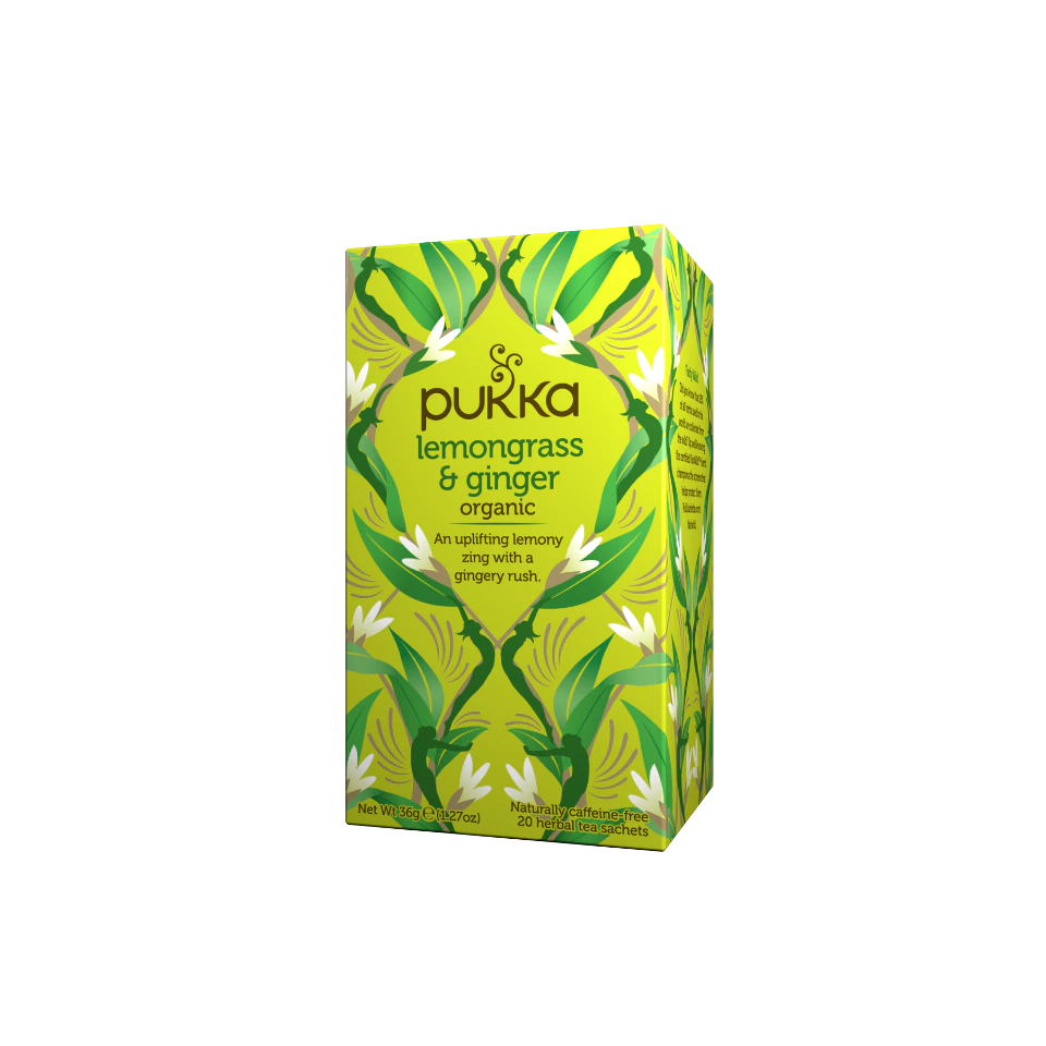 Pukka - Three Ginger Organic Herbal Tea, 1.27oz – Vegan Essentials