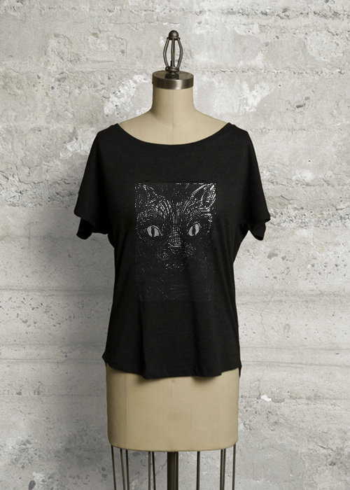 Black Cat Tee