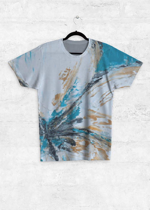 Blue Cotton Tee