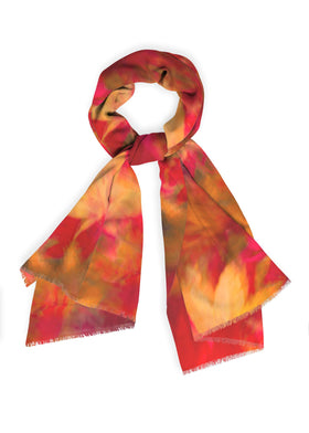 Patchy dream - Cashmere Silk Scarf by Michelle Hold