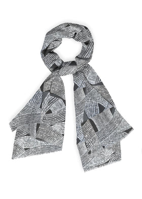 Consumed - Cashmere Silk Scarf by Cheryl Dyment