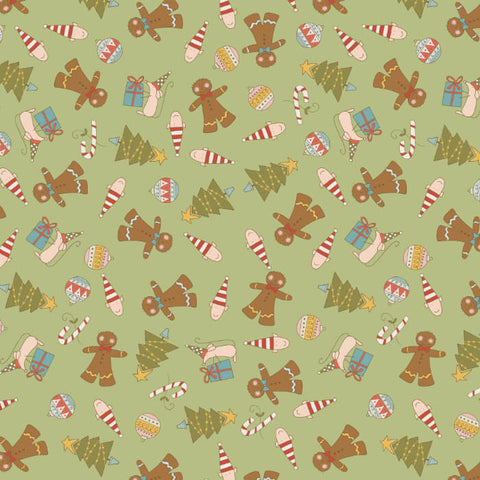 Countdown To Christmas Fabric By Natalie Bird