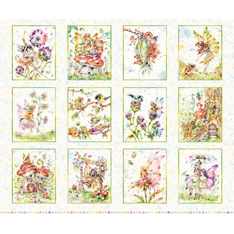 Fairy Garden fabric collection by Sally Walsh