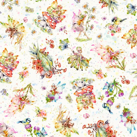 Fairy Garden fabric collection by Sally Walsh