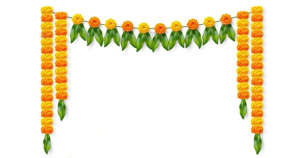 Diwali flower décor