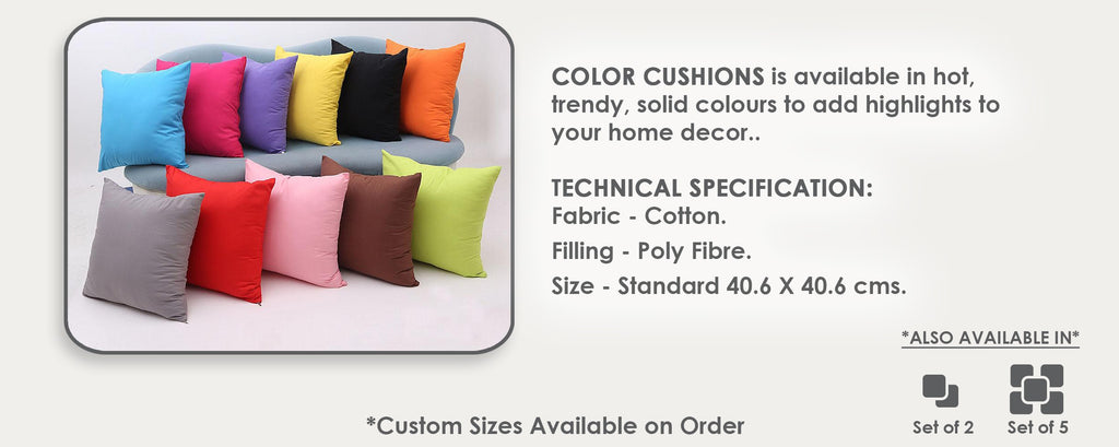 Color Cushions (40x40 cm)