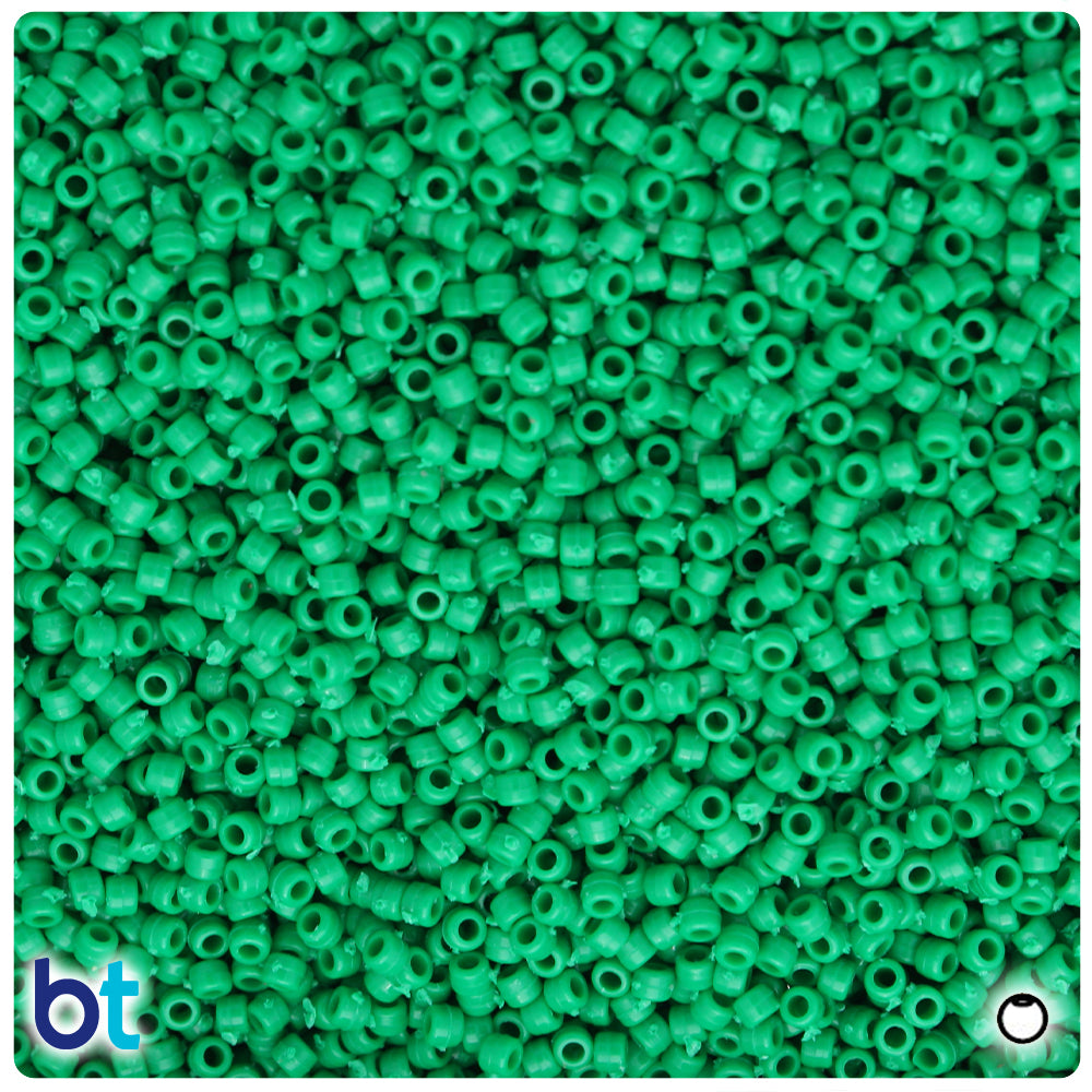 Light Green Opaque 2mm Glass Seed Beads (3000pcs)