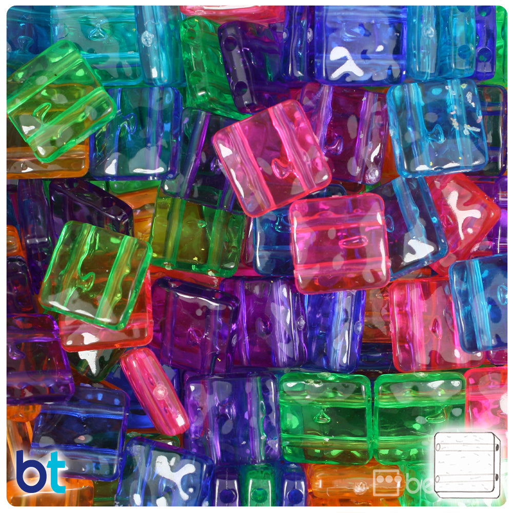 Opaque Mix Plastic Craft Beads Mix (113g)