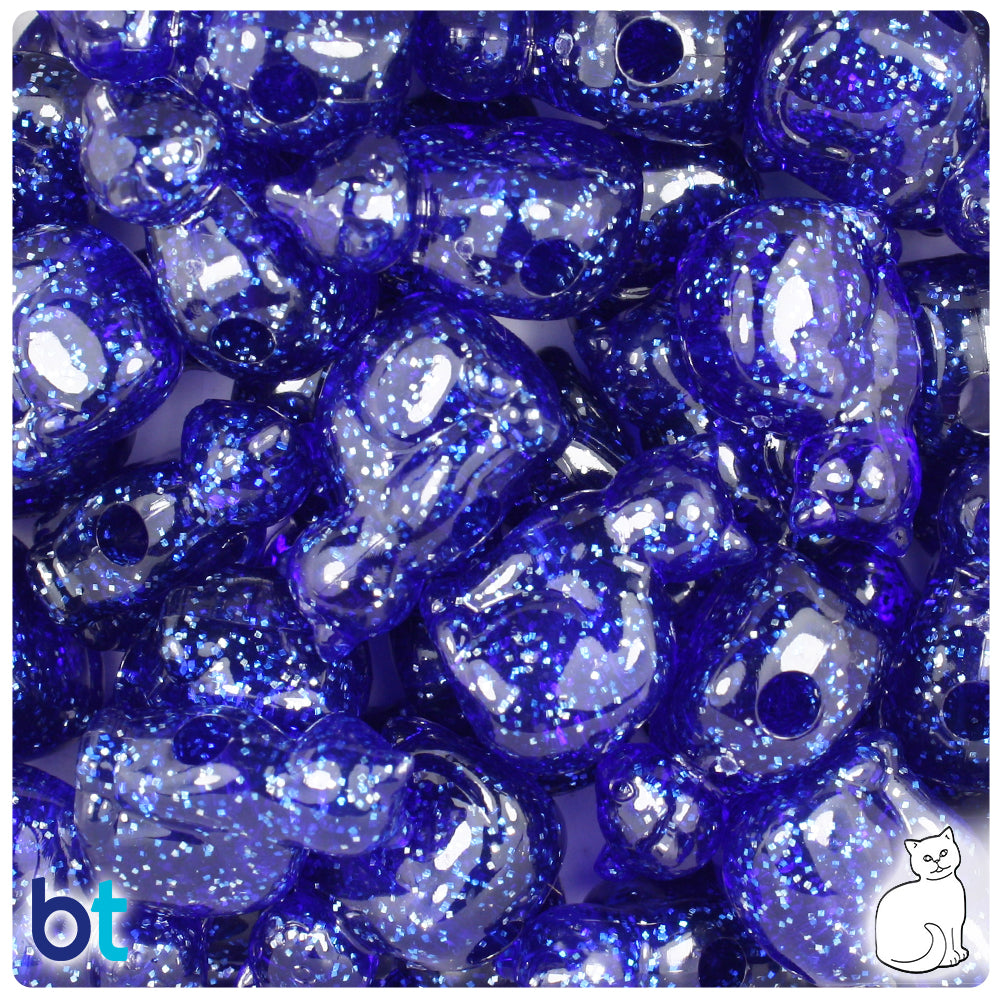 Light Blue Pearl 12mm Berry Plastic Beads (75pcs)