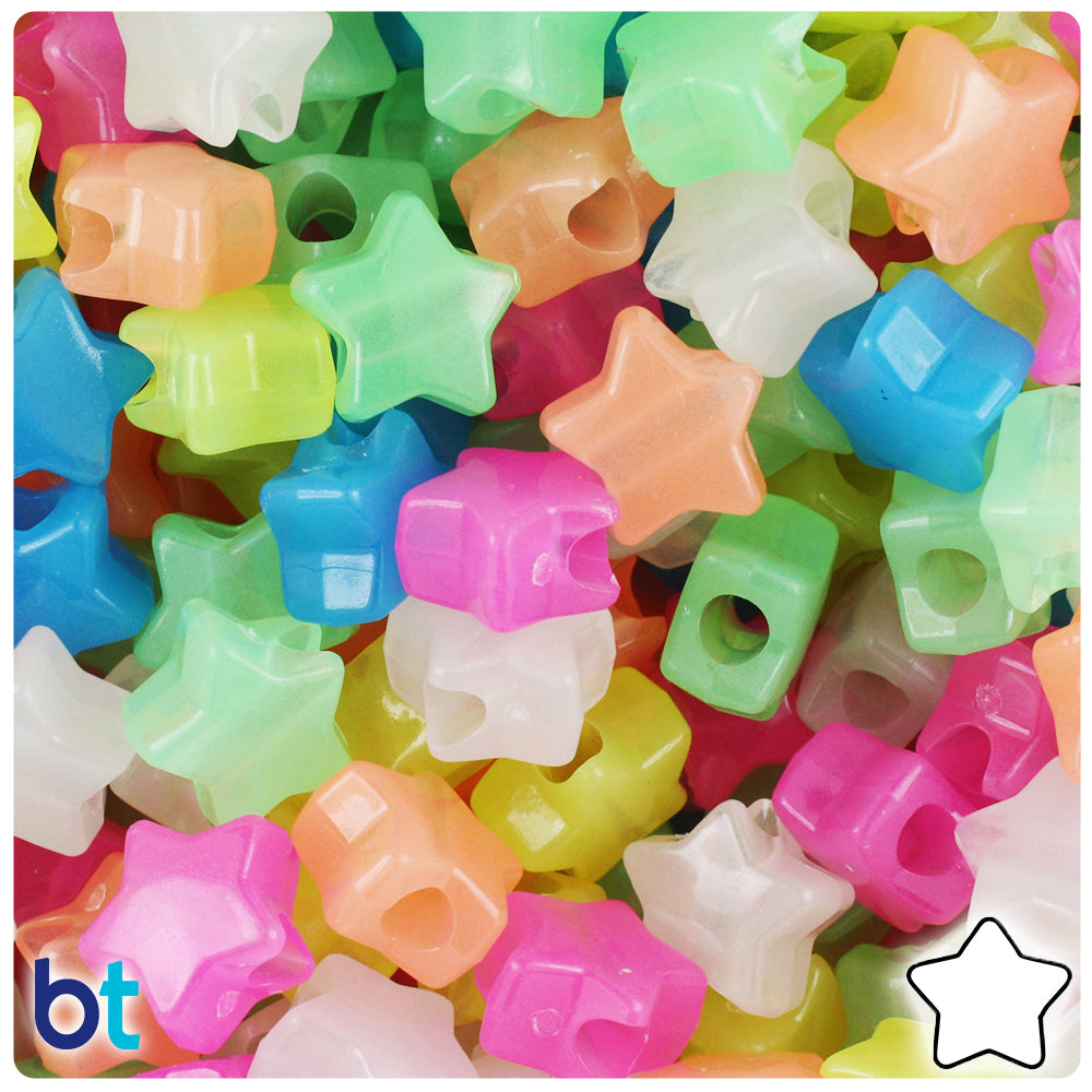 POP! Possibilities Glow in the Dark Assorted Pony Beads, JOANN