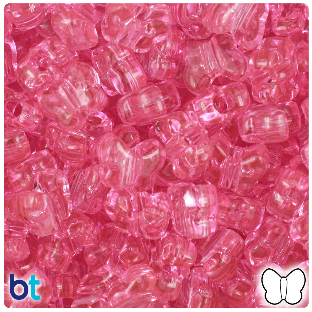 Candy Mix Opaque 13mm Butterfly Pony Beads (250pcs)