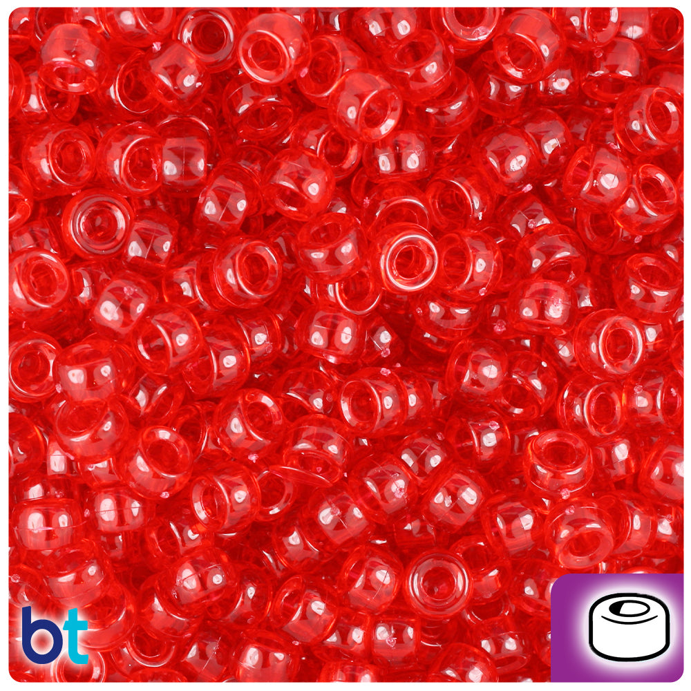 Bright Pearl Mix 25mm Charm Plastic Pop Beads (56g)