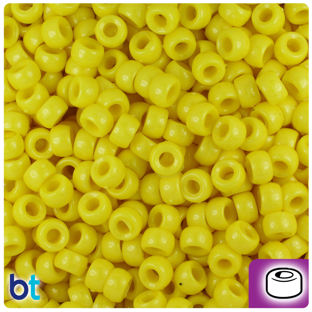 Mini Barrel Pony Beads - Translucent - 1150 Pcs.