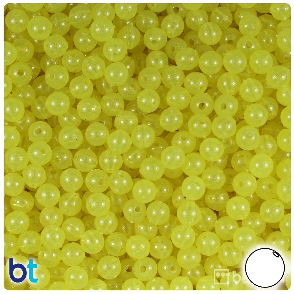 Бусины На Темляк, Large Glow Dark Beads, Glow Dark Plastic Beads