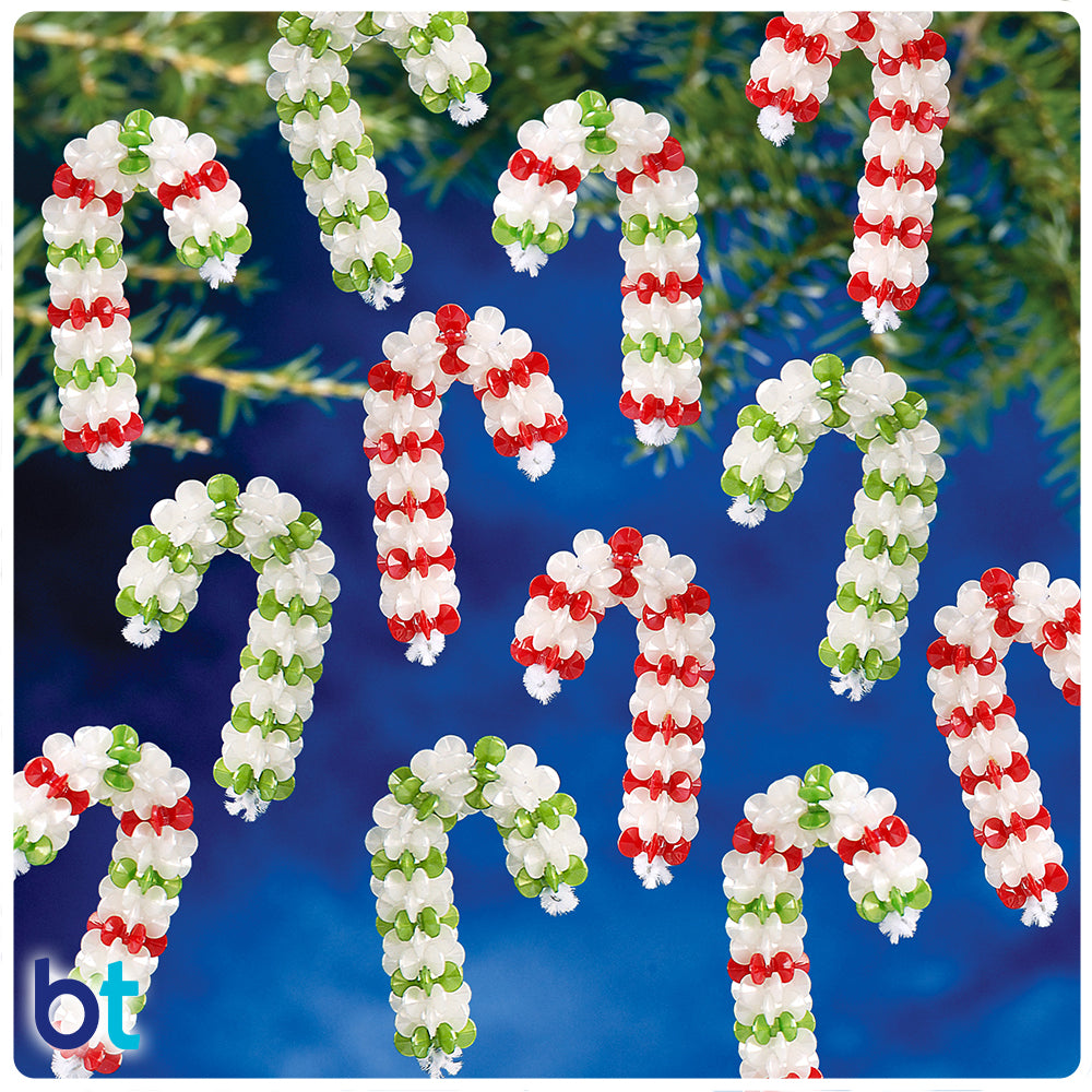 Candy Cane Pony Bead Ornament Kit* – Inspire-Create