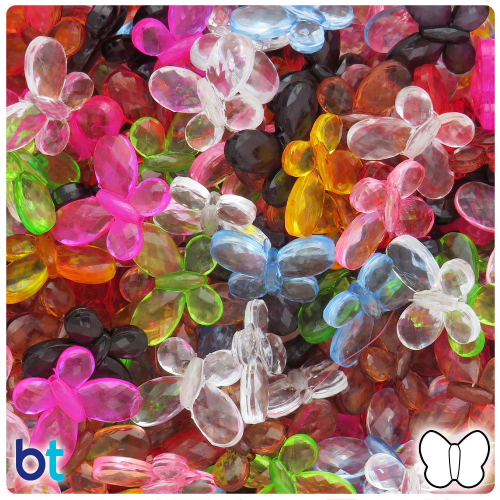 Multicolor Reconstituted Dyed Stone Butterfly Beads, 12mm by Bead Landing™, Michaels