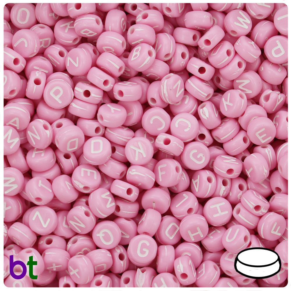 Purple Transparent 10mm Melon Plastic Beads - White Core Bead (100pcs)