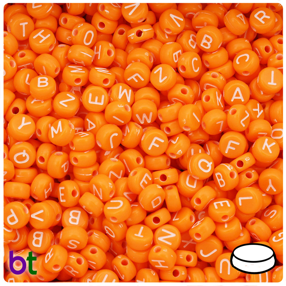 POP! Possibilities 160 pk 7mm Translucent Beads - Alphabet