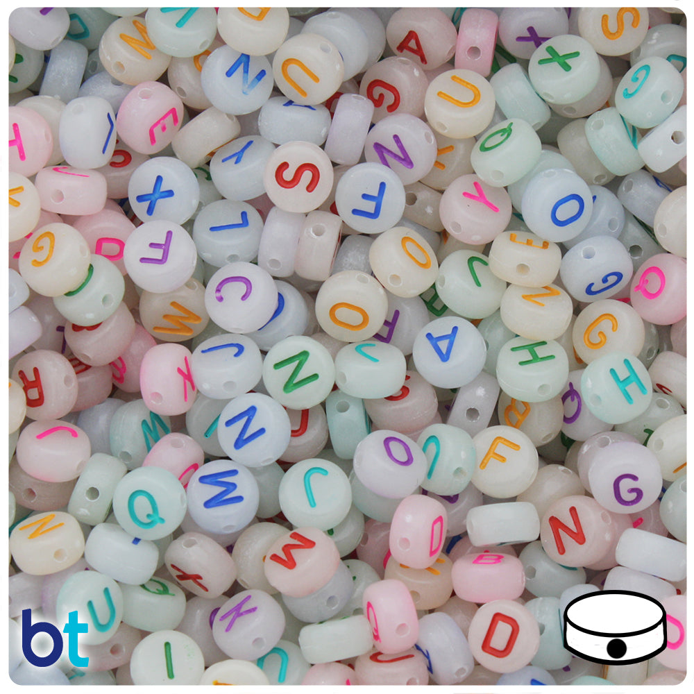 Letter Beads Mix Letter Beads 6 X 6 Mm Cube Square Acrylic Beads Colors:  Gold, Mixed Colors 15 Grams Approx. 100 Pieces 